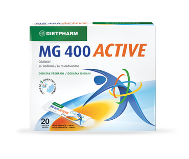 Dietpharm Magnezij 400 Active granule