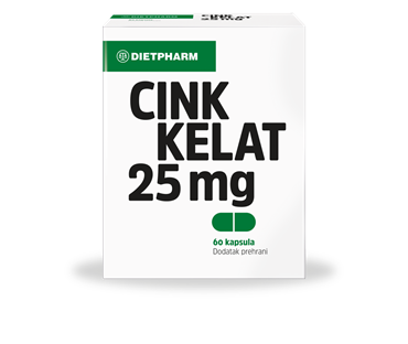 CINK KELAT 25 MG CAPSULE A 60 KOM.