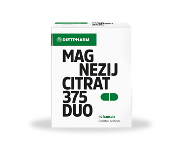 Dietpharm Magnezij Citrat 375 DUO kapsule