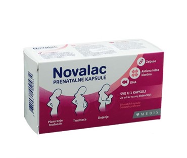 NOVALAC Prenatalne kapsule 30kom.