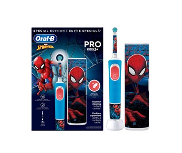 Oral-B Električna četkica Spiderman Special Edition D103 Pro Kids 3+ + Travel case