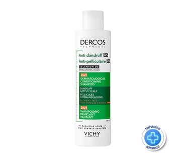 Vichy Dercos 2u1 Šampon i regenerator protiv peruti DS 200 ml