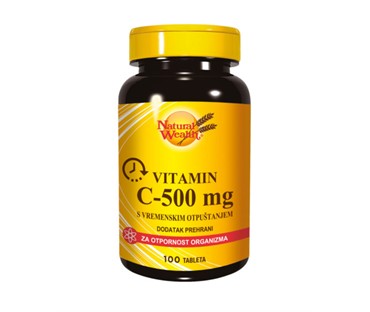 Natural Wealth C-500 mg s vremenskim otpuštanjem