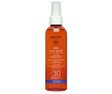 Apivita Bee Sun Safe Body Oil Ulje za brže tamnjenje SPF30, 200 ml