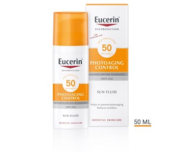 Eucerin Photoaging Control fluid za zaštitu kože lica od sunca SPF 50+ 50 ML