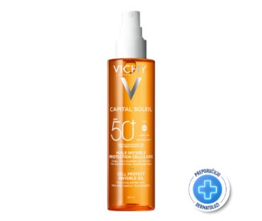 Vichy Capital Soleil Cell Protect Invisible Oil ulje SPF50+ 200 ml