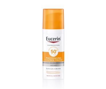 Eucerin Photoaging Control tinted gel-krema za zaštitu kože lica od sunca, svijetla nijansa SPF 50+50 ml