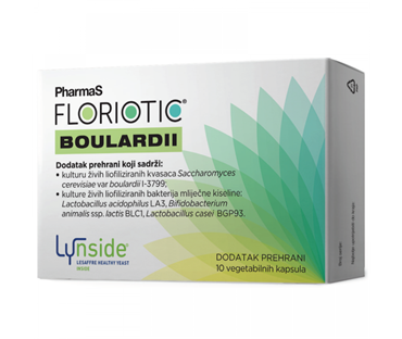 FLORIOTIC BOULARDII probiotik 10 kapsula