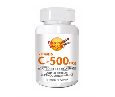 Natural Wealth C-500 mg za žvakanje