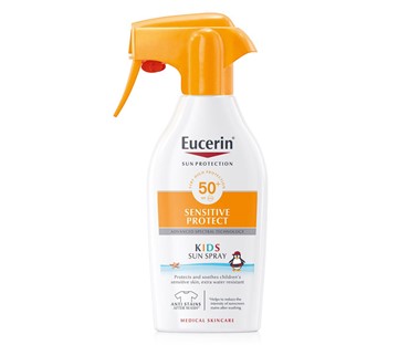 Eucerin Sensitive Protect Kids sprej za zaštitu dječje kože od sunca SPF 50+300 ml