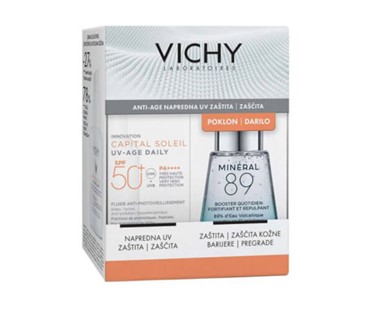 Vichy Capital Soleil Fluid protiv fotostarenja SPF50 + Mineral 89 booster PROMO