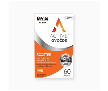 BiVits Active Gvožđe Željezo Booster kapsule a60