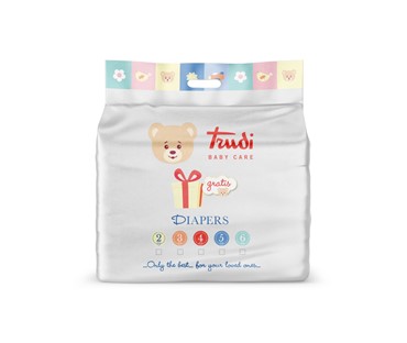 TRUDI PAKET PELENE 3 MIDI A 60 KOM