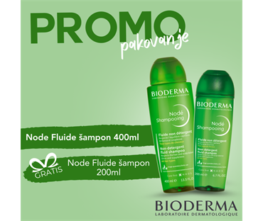 BIODERMA FLUID ŠAMPON 400 ML+ NODE FLUID ŠAMPON 200 ML