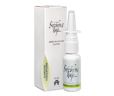 SREBRNA KAP SPRAY MENTOL I EUKALIPTUS 20 ML