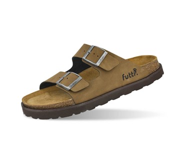 FUTTI GLEN NUBUCK BROWN PAPUČE VELIČINA 41
