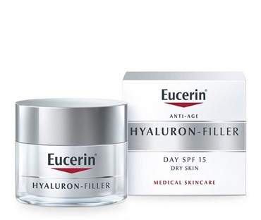 Eucerin Hyaluron-Filler dnevna krema za suhu kožu s SPF 15 i UVA zaštitom 50 ml