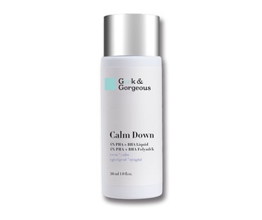 Geek & Gorgeous Calm Down 30 ml (eksfolijant s 4% PHA i BHA kiselinama)