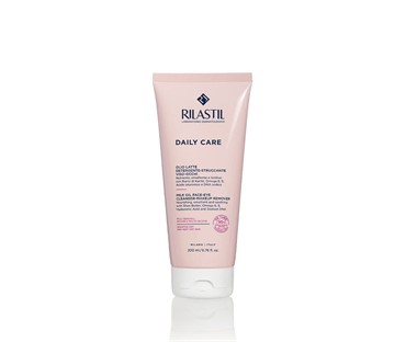 RILASTIL Daily Care Cleansing Milk Oil for Face and Eyes Nourishing Makeup Remover 200 ml