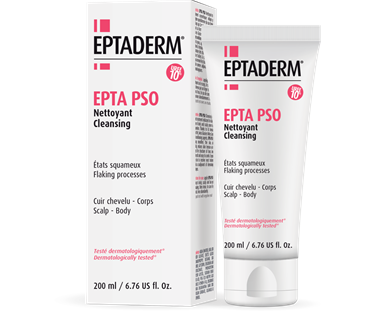 EPTADERM EPTA PSO GEL ZA ČIŠĆENJE S 10% UREE ZA KOŽU SKLONU LJUSKANJU 200 ML