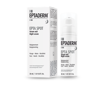EPTADERM EPTA SPOT NOĆNI SERUM ZA KOŽU SKLONU HIPERPIGMENTACIJAMA 30 ML
