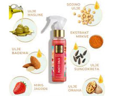 La PIELE JUICY OILS JAGODA 100 ML ULJE ZA BRŽE TAMNJENJE I NJEGU