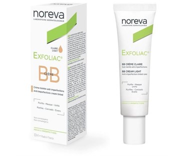 NOREVA Exfoliac BB krema Light 30ml